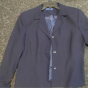 Karen Scott Classic Navy Blazer/Jacket